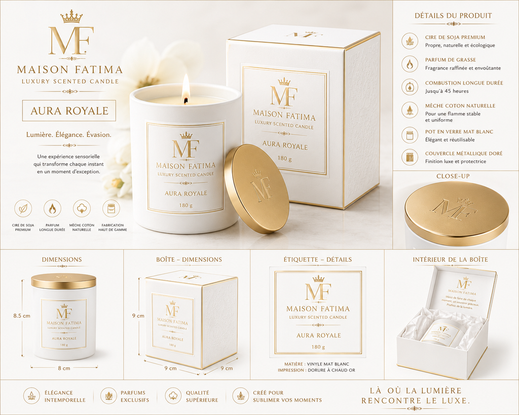 Aura Royale – Luxury Scented Candle